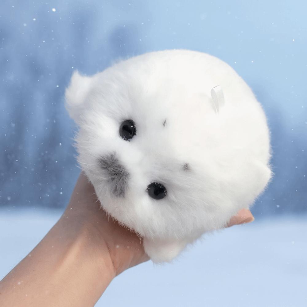 2 Pcs Simulation Style Seal Doll Baby Seal Seal Pendant Cartoon Plush Toy Home Decor