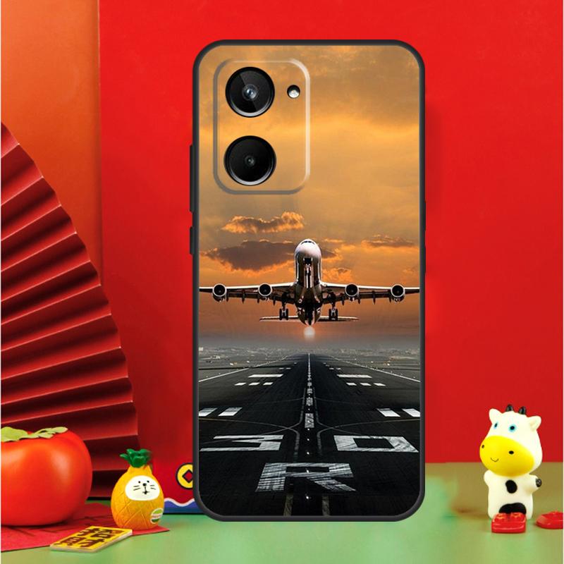 Чехол Самолет Самолет Самолет Для Realme GT6 GT7 15 Pro 10 11 12 13 14 Pro Plus C65 C67 C63 C61 C55 C51 C53 C35 C75