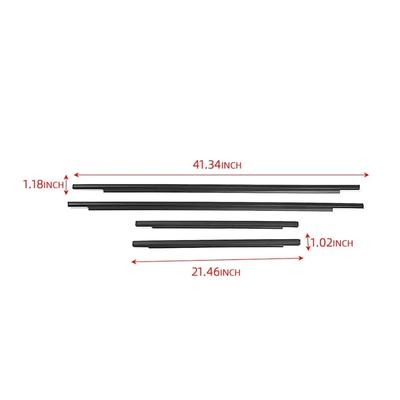4 шт. Уплотнитель оконной двери автомобиля, молдинг для Toyota FJ Cruiser 2007-2014