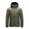 2023 Мужская модная легкая зимняя хлопковая куртка с капюшоном