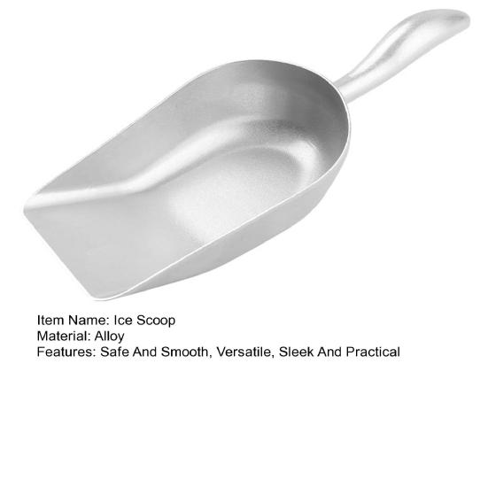 Совок для льда для морозильника Металлическая ложка для еды Совок для льда для кухни, бара, вечеринки, свадьбы, сверхпрочный совок для муки, домашних животных, собак, корма, кухонные гаджеты