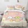 Милый Кавайный Мультяшный Постельный Комплект Sumikko Gurashi для Мальчиков и Девочек Размер Твин/Полуторный Королева Пододеяльник Наволочка Кровать для Детей Взрослый постельный комплект