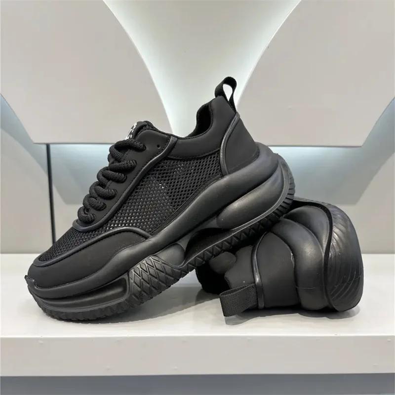 Spring Autumn New Luxury Men's Sneakers Classic Fashion Versatile Casual Shoes Mesh Breathable Soft Bottom Sports Running Shoes