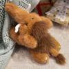 Wildlife Simulated Mammoth Plush Toy Stuffed Animal Mammut Dolls Fluffy Plushie Home Decor Gift For Christmas Birthday