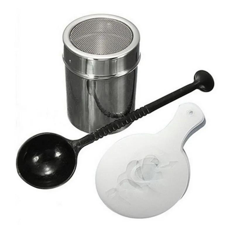 16 шт. шаблон для распыления пены в кафе трафареты для бариста декоративный инструмент гирлянда форма для кофейной печати модель цветка