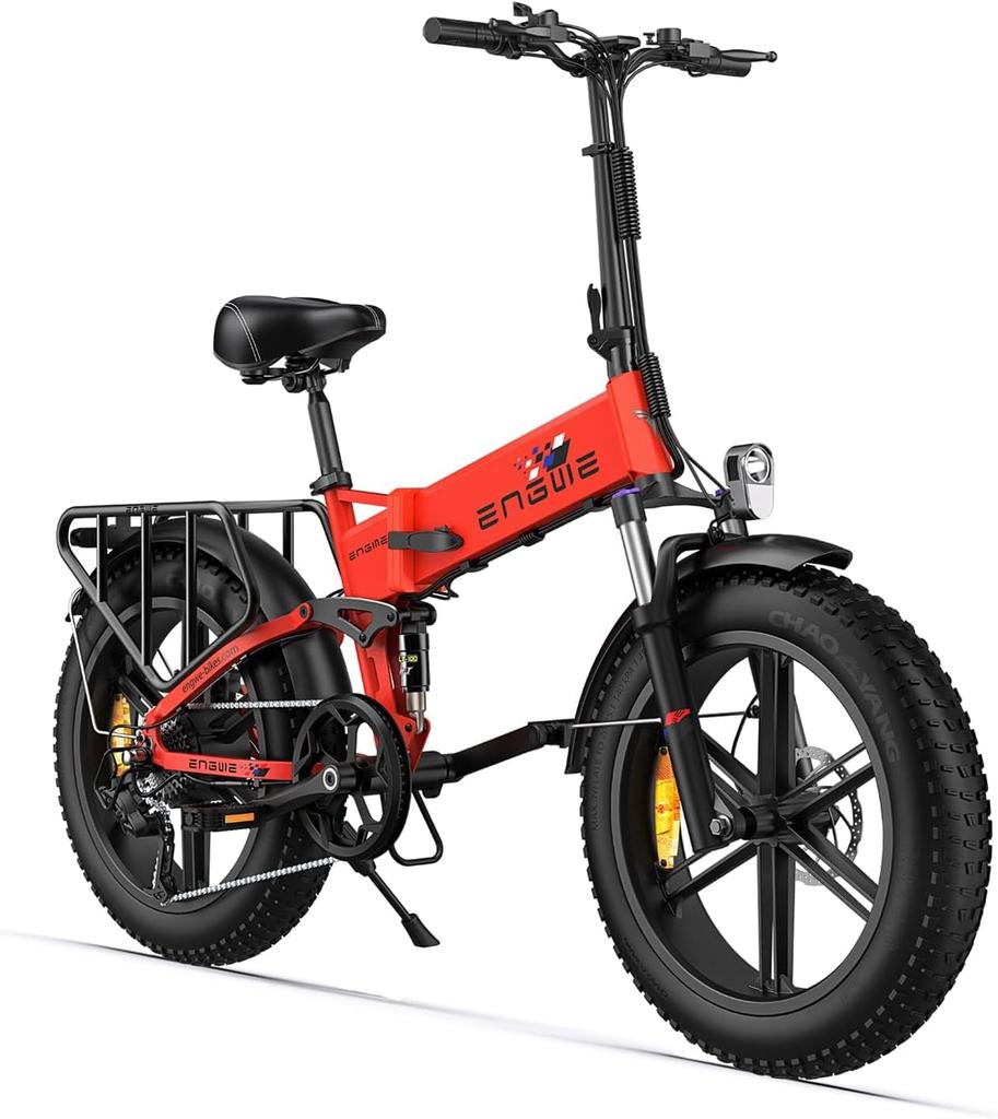 ENGWE ENGINE X 20-дюймовый складной электровелосипед для взрослых, литиевая батарея 48 В, 13 Ач, 25 км/ч, 7 скоростей