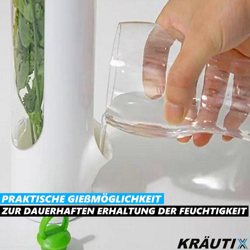 KRÄUTIX Herb Tin Herb Container Storage Container Refrigerator Herb Box