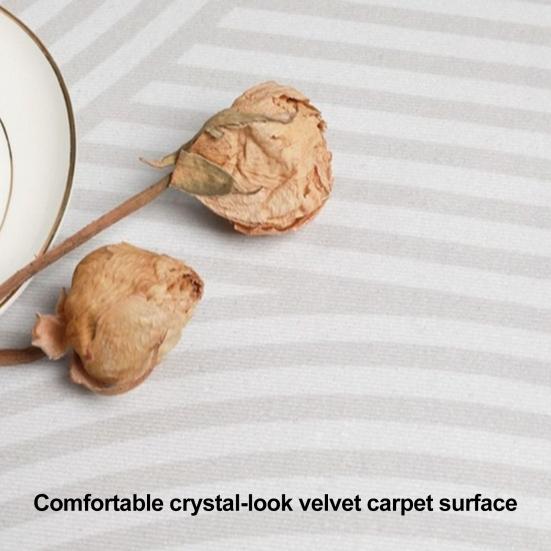 Коврик на пол из искусственного меха, мультяшный рисунок оленя и собаки, рождественская тематика, нескользящий коврик, декор для гостиной, спальни, кухни