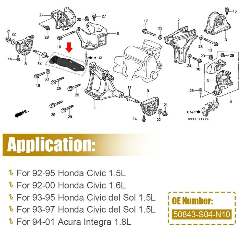 Transmission Torques Mount racket Fit for c 1992-2000, 1994-2001