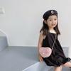 Trendy Mini Chain Shoulder Bag For Kids In Pink White And Black Stylish Design