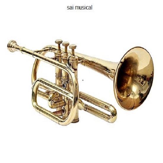 Музыкальный корнет Bb Brass с бесплатным жестким футляром и мундштуком, бесплатная доставка