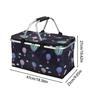 Picnic bag, picnic basket, cooler basket, picnic box, 30L large capacity, insulated shopping bag, keeps food cool and warm, insulated, easy to clean,