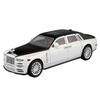 Масштаб 1/22 Rolls Phantom Модель автомобиля из сплава Diecasts Металлические транспортные средства Собирайте имитационные украшения Звуковые и световые подарки для детей