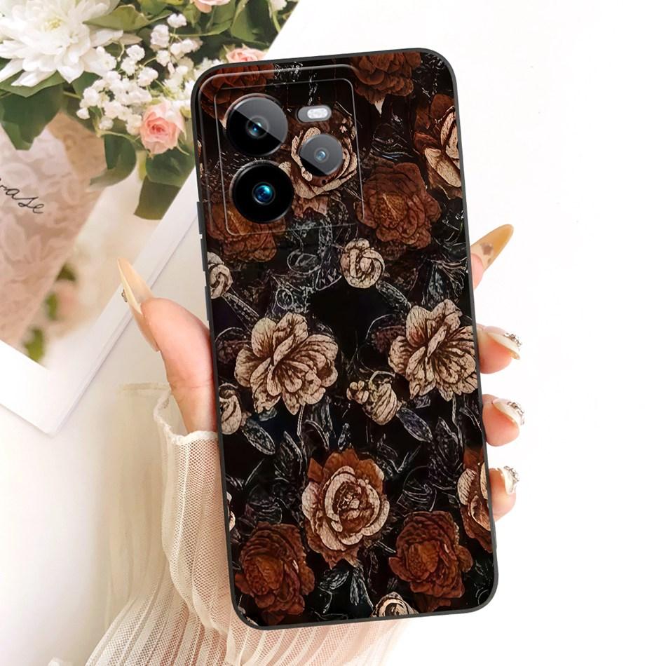 Для Realme GT 7 Pro Милый Кот Цветок Мультяшный Чехол Для Телефона Для Realme GT7 Pro RMX5010 Ударопрочный Мягкий Силиконовый Чехол Бамперы