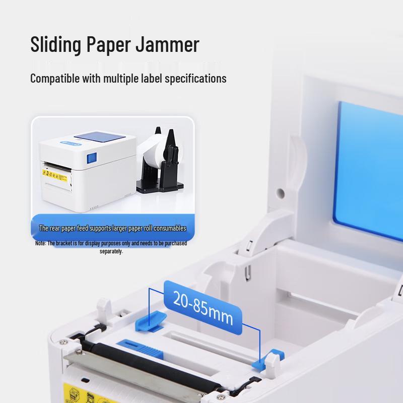 Термопринтер этикеток Gprinter GP-D321 с отделителем, штекер CN (адаптер в комплекте)