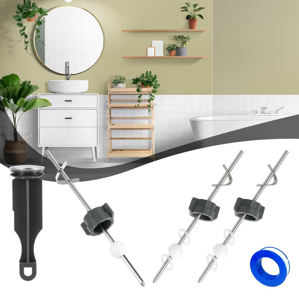 Lavatory Popup Center Piece Assembly Faucet Accessories Household Replaces Sink Ball Axis Spare Drain Stopper for Restroom