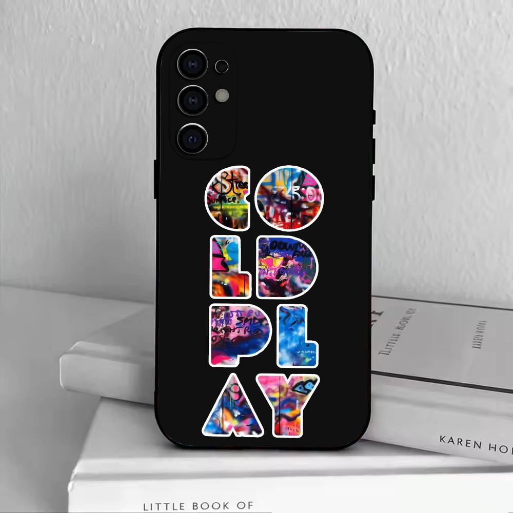 Чехол для телефона Band C-Coldplay для Samsung S25, S24, S21, S22, S23, S30, Ultra, S20, Plus, Fe, Lite, Note, 10, Черный чехол