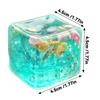 Slow Rising Blue Ocean Ice Cube Stress Balls Slow Rebound Sensory Fidget Toy  Social Activities