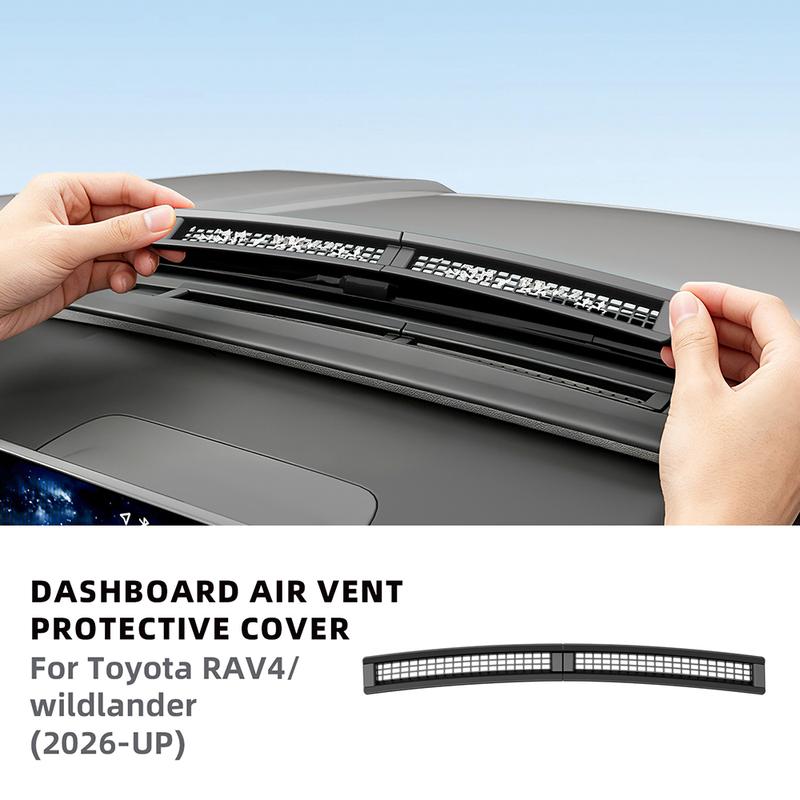 ABS Dashboard Air Vent Cover Trim For Toyota RAV4 2026 2027 2028 trument Panel Vent Frame Decoration Auto Interior Parts