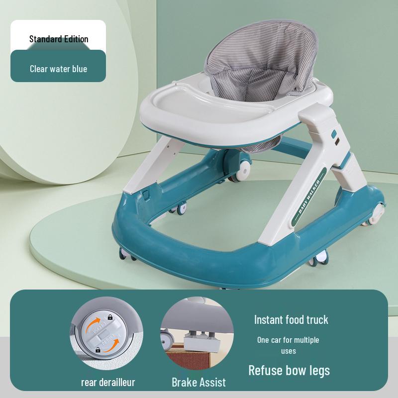 Многофункциональные ходунки-коляска с защитой от опрокидывания для мальчиков и девочек