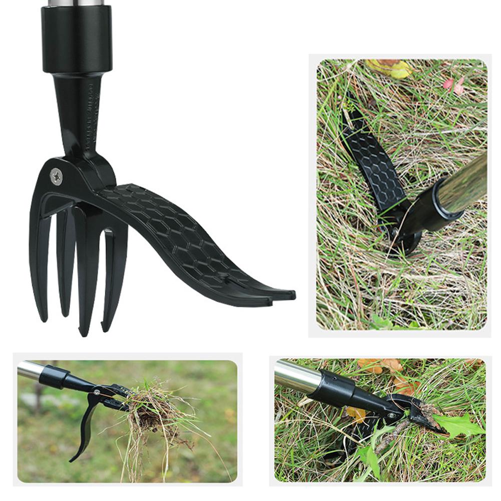 Weeding Head Replacement Manual Weed Remover Plastic Claw Weeder Root Remover Hand Tool For Outdoor Stand Up Weed Puller Tool