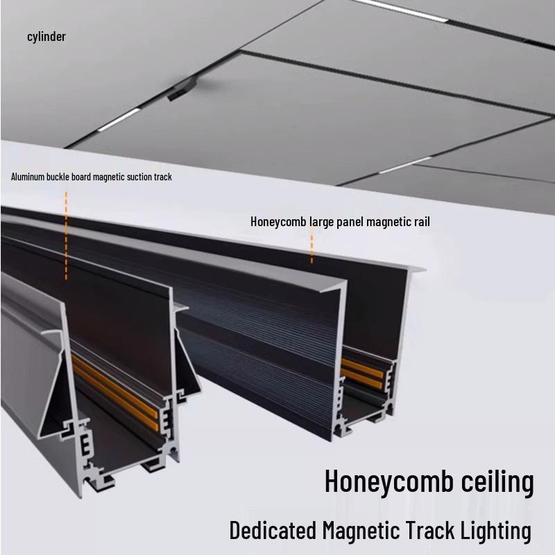Magnetic Honeycomb Track Light for Kitchen & Living Room Ceilings
