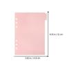 12Pcs Professional Binder Dividers Convenient Notebook Dividers Daily Use Tab Dividers