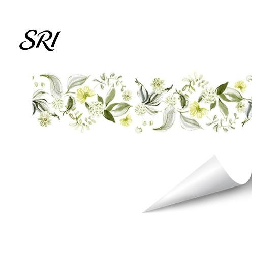 Kitchen Floral Stickers Flowers Wall Decals Peel And Stick Removable Art Flexible Surface for Living Room Girls Nursery Bedroom No Residue