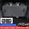 Для Toyota 2024-2026 Land Cruiser 250 Prado LC250 550 GX550 TPE Защитный коврик для спинки сиденья Защита от грязи Аксессуары для интерьера