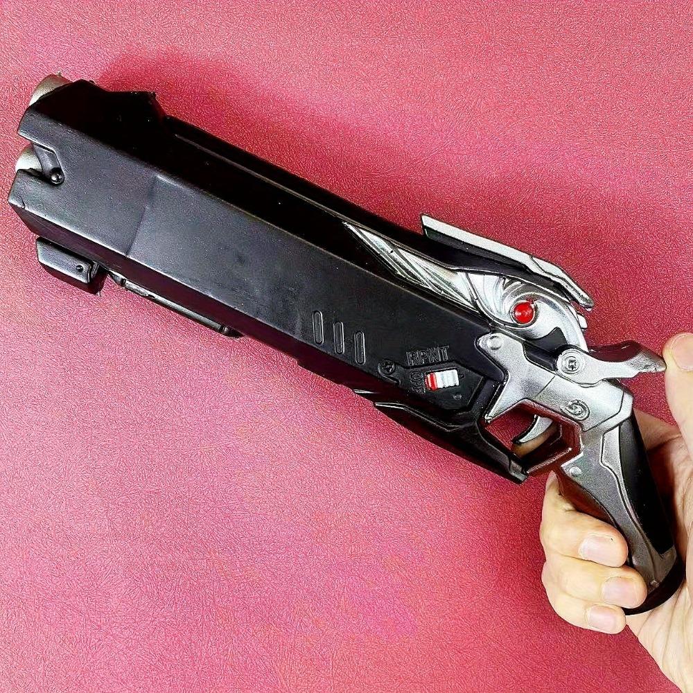 11inch PU Reaper Pistol Gun Anime Overwatch Plastic Pistol Gun Cosplay Prop Real Size Japanese Katana Original Samurai Sabre Toy