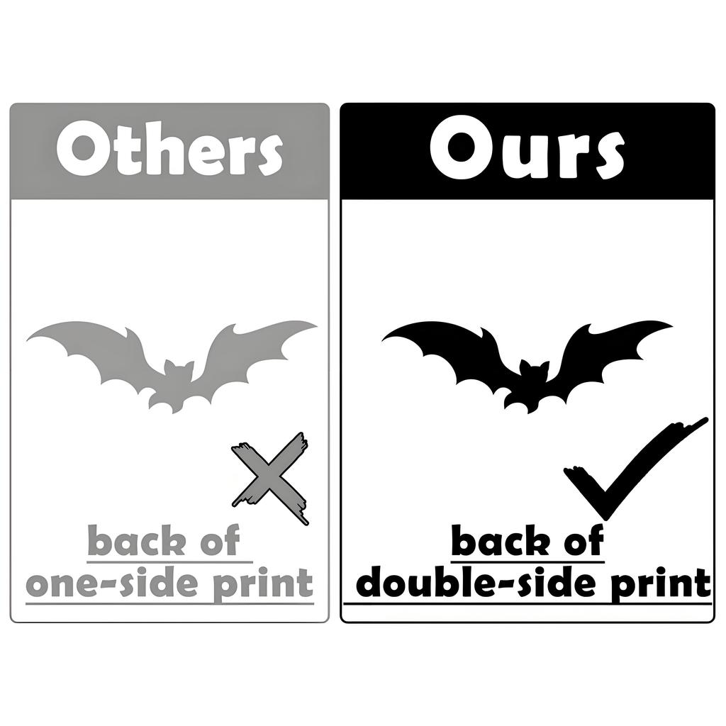 Giant Halloween Window Clings Static Decals | Spooky Witch Silhouette with Cat & Bat | Multi-Room Decor 4-Pack for Home School