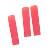 3Pcs Soprano Saxophone Reed Resin Sax Reeds Instrument Accessory Set Kit for Replacement Red