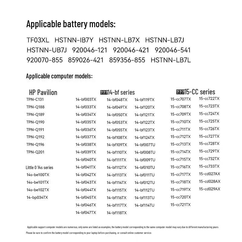 llano Laptop Battery for HP TPN-C131 Series