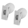 2X Car Suction Cup Clips Holder Sunshade Curtain Towel Ticket Card Retainer Hook