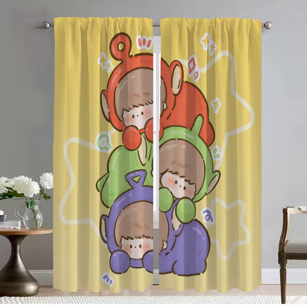 Шторы от комаров 2 шт. Rorojump Tulle для спальни Blackout Curtain Shades Шторы для детской комнаты Перегородка для гостиной и кухни