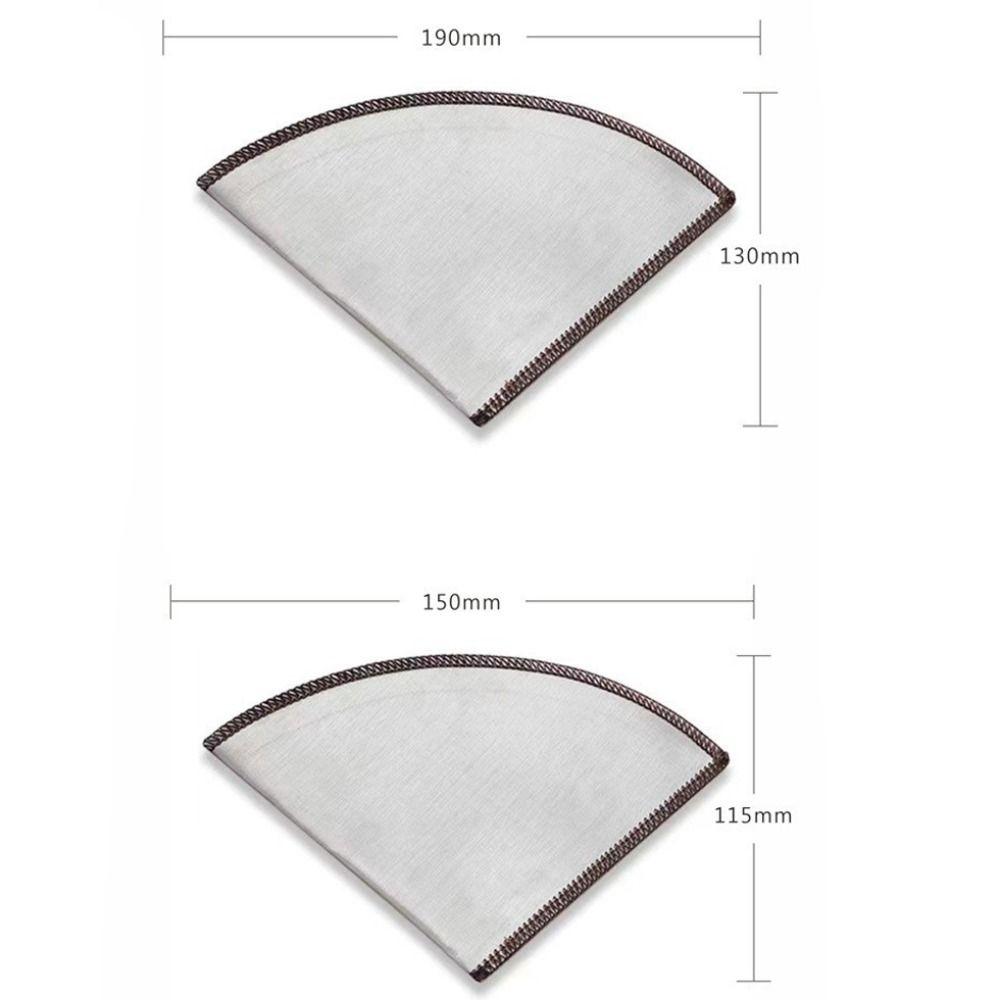 Фильтр-сито из нержавеющей стали с мелкой сеткой, прочный, капельный, для кофе, заваренного вручную