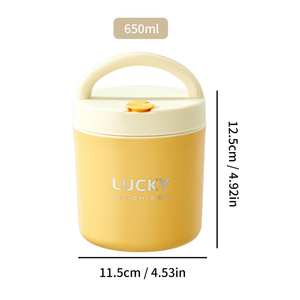 Ceramic Lunch Box Portable Insulated Food Storage Container With Lid Microwave Bento Box Sealed Leak Proof Food Jar
