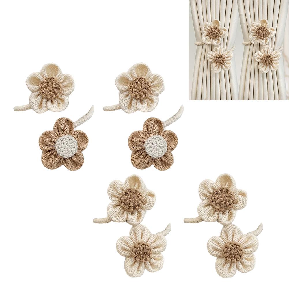 Подхваты для штор из веревки, Подсолнухи, Цветочный дизайн