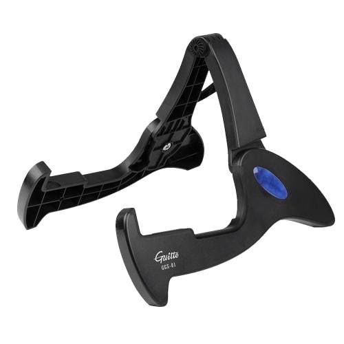 Snsowed Folding Guitar Stand, Universal Floor-Mounted A-Frame Instrument Holder for All Guitars, Acoustic, Classical, Electric, Bass, and Travel Guita