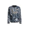 X Ian Wright Collaboration Arsenal Ian Wright Pre-Match Pattern Printed Football Warm Up Sweatshirt Men sweatshirt Black IQ2463