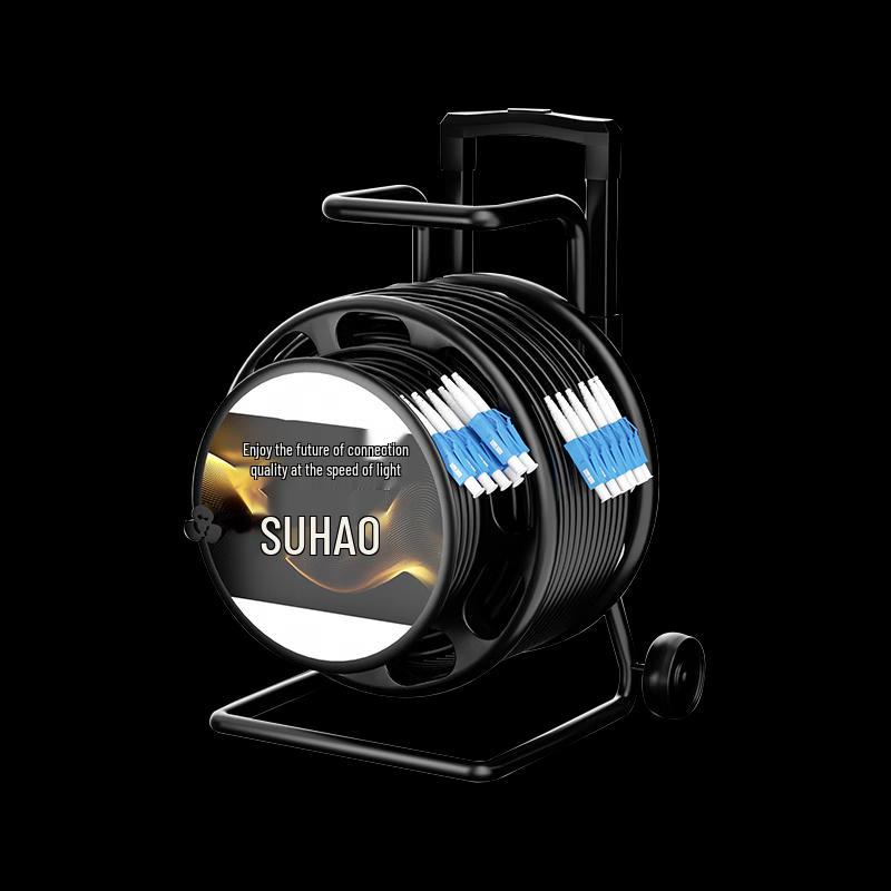 Suhao Outdoor Single-Mode Armored Fiber Optic Cable with Reel