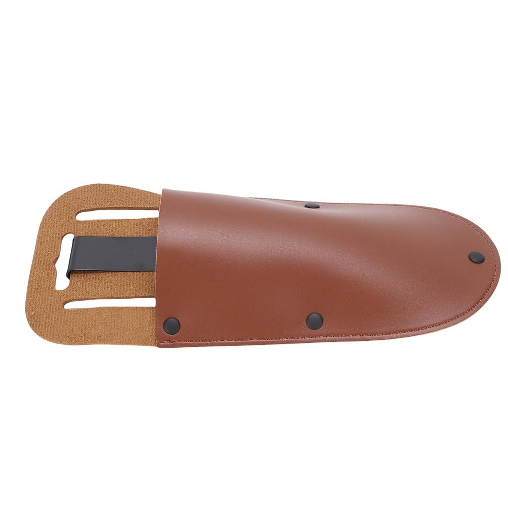 Garden Pruner Sheath PU Leather Pruning Shears Belt Holder Hanging Pouch for Garden Pliers Scissors
