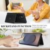 For Samsung Galaxy S25 Ultra Kickstand Case Detachable Card Bag Magnetic Case PU Leather Coated TPU Phone Cover