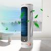 1pcs Tower Fan USB Charging Portable Air Conditioner Bladeless Desktop Cooling Fan Electric Vertical Wireless Desk Fan for Home