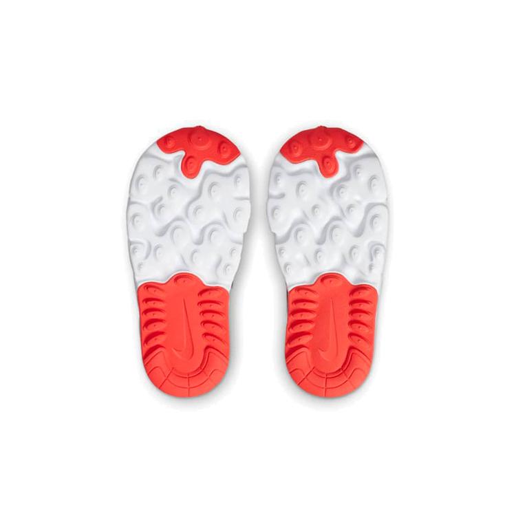 Nike Air Max 270 RT Амортизация, Износостойкие Низкие Беговые Кроссовки Черно-Серые Красные Для Младенцев и Малышей CD2654-019