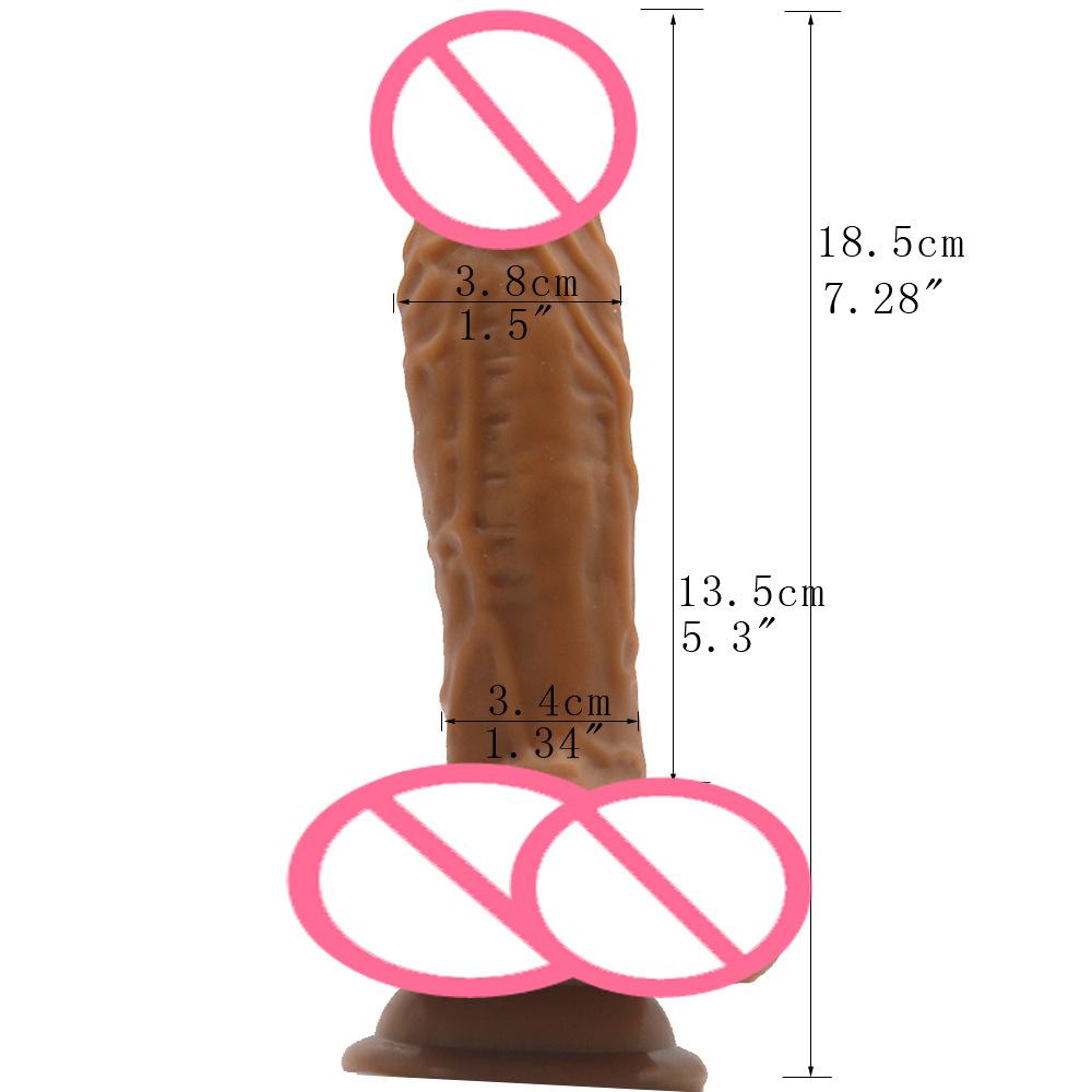 Женские носимые силиконовые ремешки FAAK, мягкий пенис, 24 см