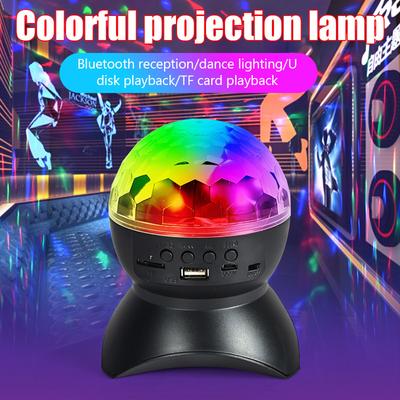 Светодиодный светильник Bluetooth-динамик Беспроводной диско-шар огни USB Перезаряжаемая музыка Ночные огни Громкоговоритель для КТВ Вечеринка Свадьба