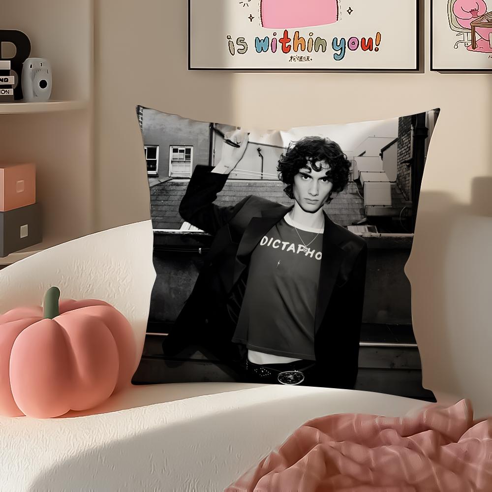 Soulful Latin Spanish Singer SSombr Cushion Cover Pillowcase Short Plush Invisible zipper Room Sofa Cushion Cover