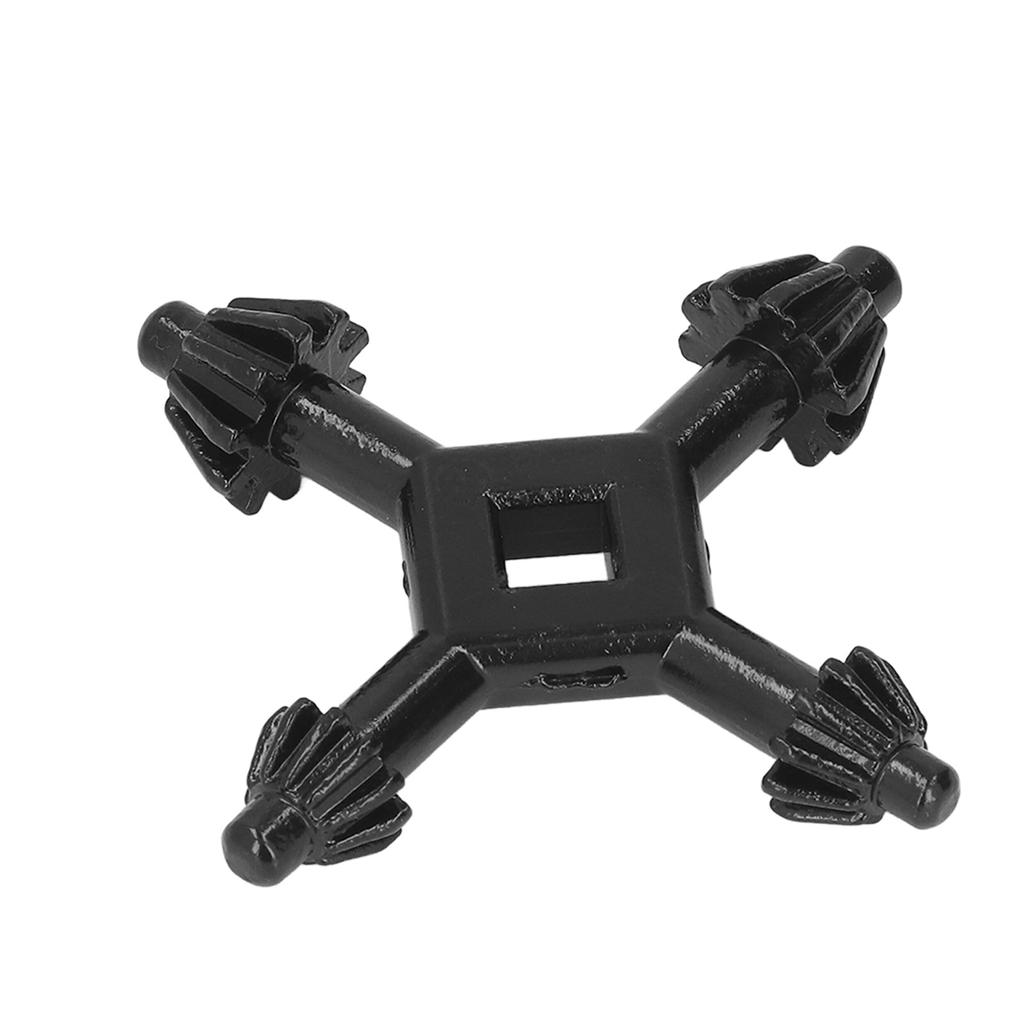 4 In 1 Drill Chuck Wrench 45# Steel Multifunctional Chucks Key for Drilling Alloy Teeth