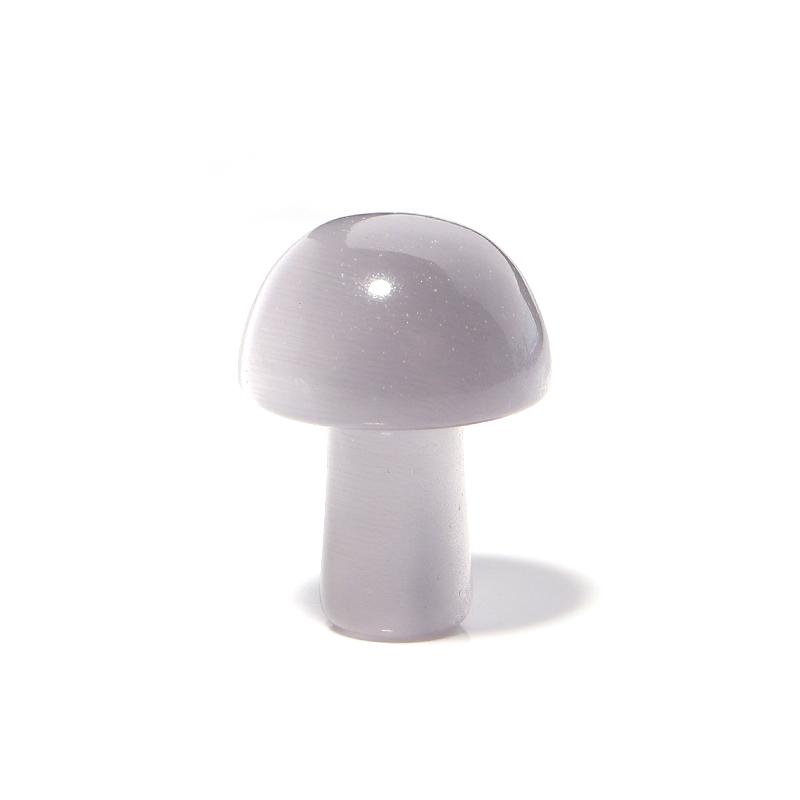 5Pcs/Lot 20×15mm Cat's Eye Beads Colorful Mushroom Shaped Nonporous Accessories For Jewelry Production Diy Charm Pendant